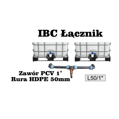 Łącznik IBC zawór PCV | 1